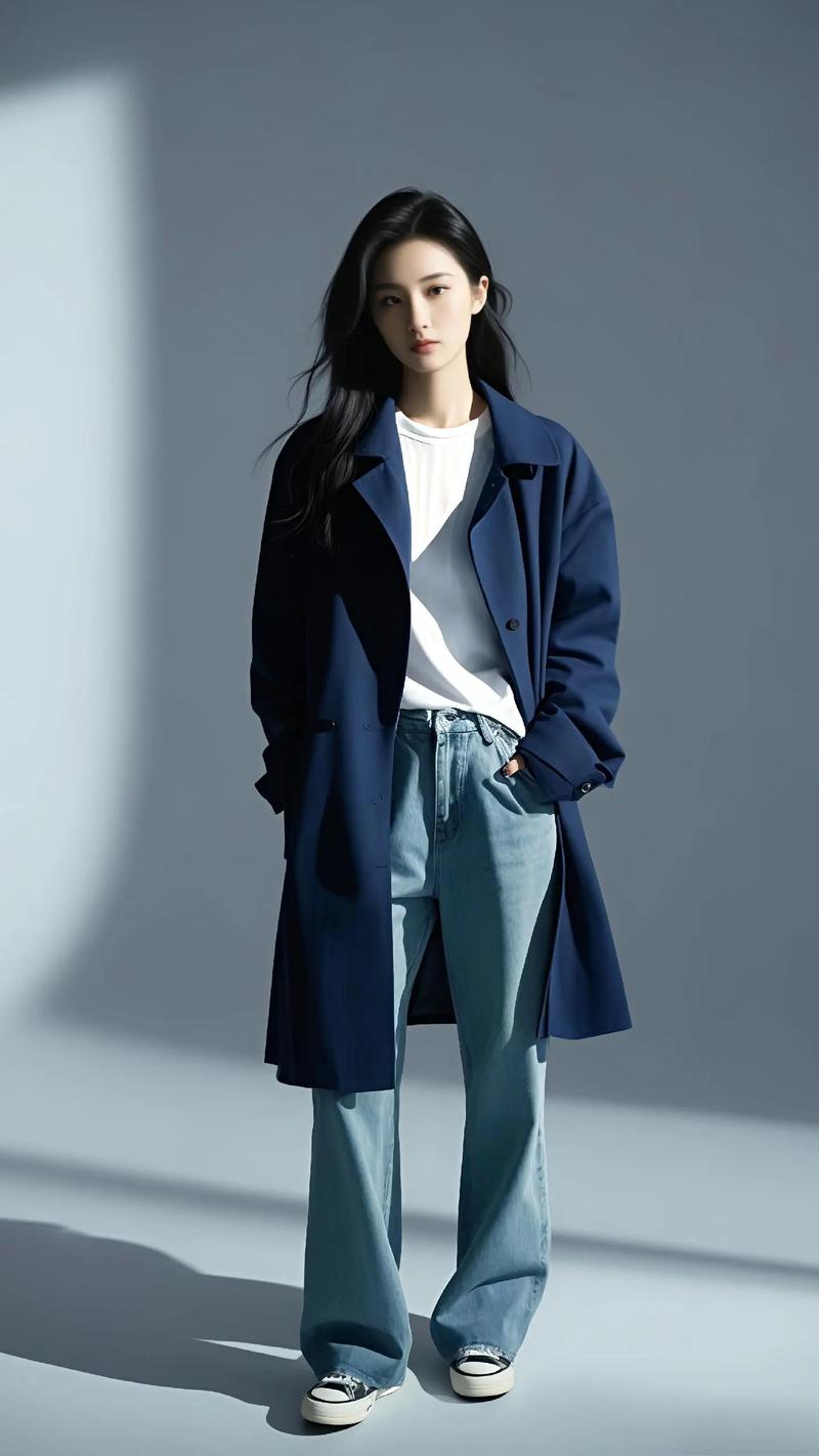 中长衣服配什么裤子