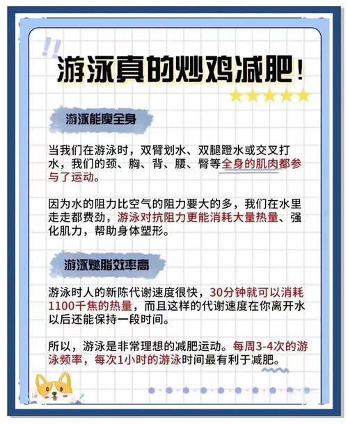 游泳为什么不减肥