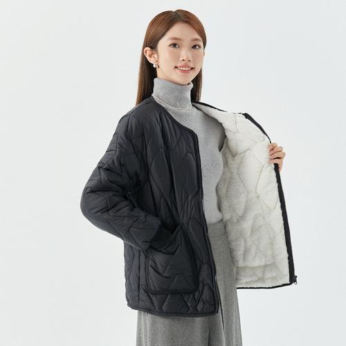 女士加棉上衣外套怎么搭配图片