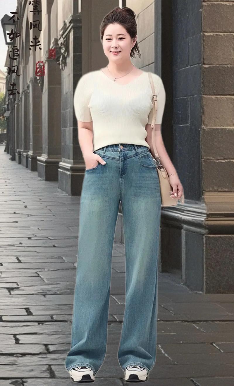 瘦人穿肥裤子怎么搭配衣服好看