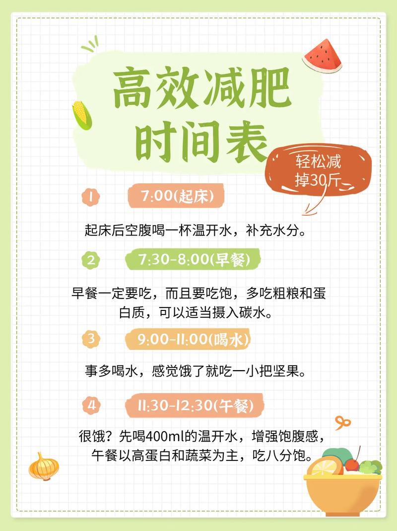 什么时间最减肥效果