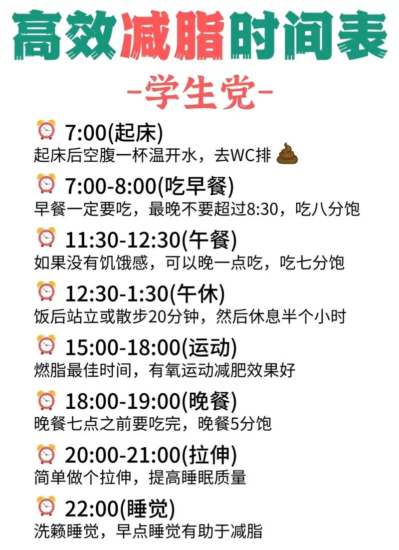 什么时间最减肥效果