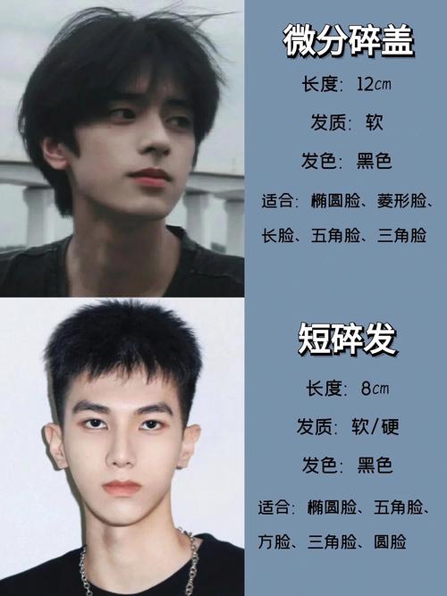 男生头长适合什么发型