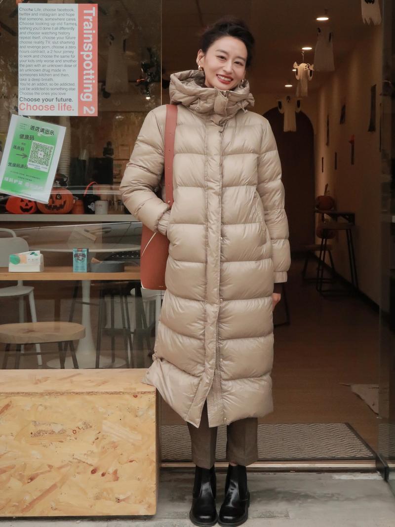 长款面包服怎么搭配图