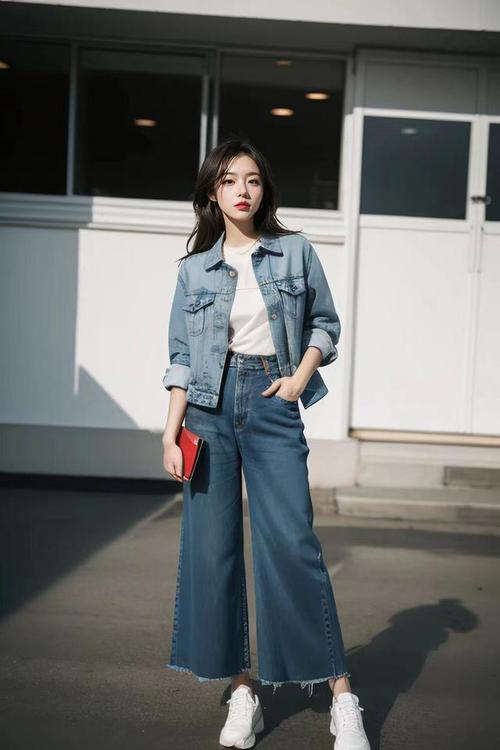 穿牛仔外套配什么裤子