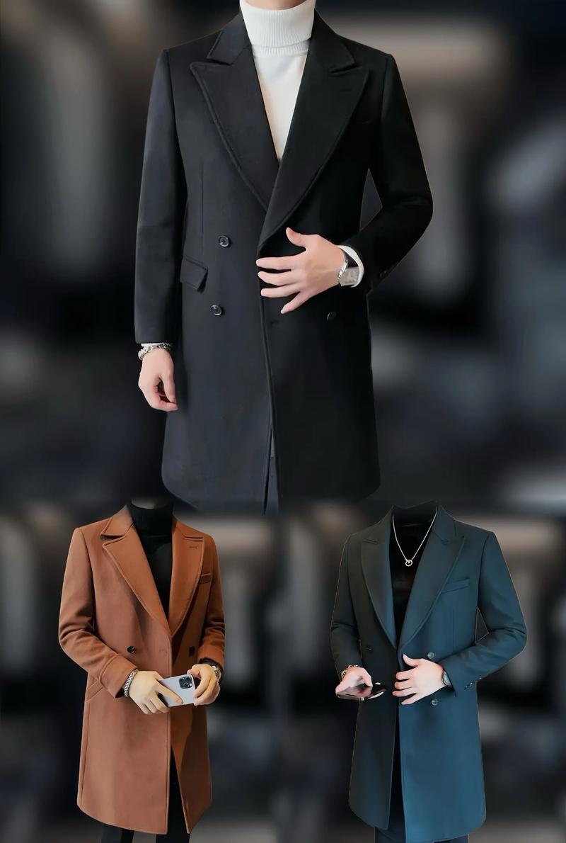 韩版男士长款大衣怎么搭配什么裤子好看图片欣赏