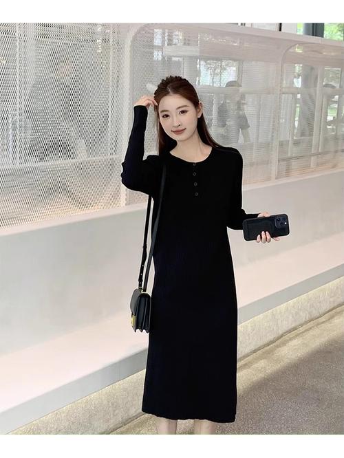 秋款连衣裙中长款外套怎么搭配什么裤子和鞋子图片大全