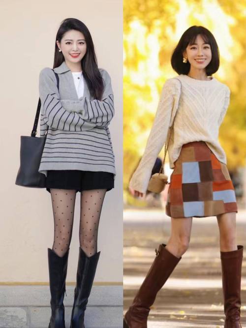 冬天裤子鞋子怎么搭配衣服好看图片女生图片欣赏
