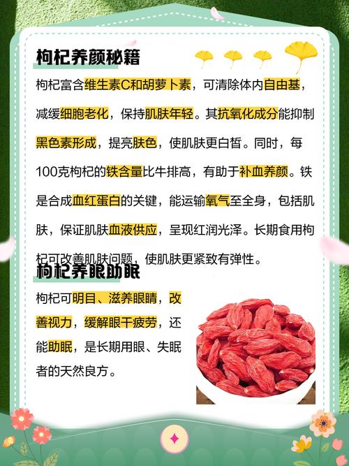 女人喝枸杞有什么好处