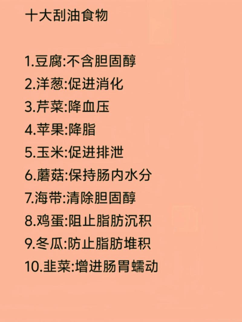 什么东西消脂肪