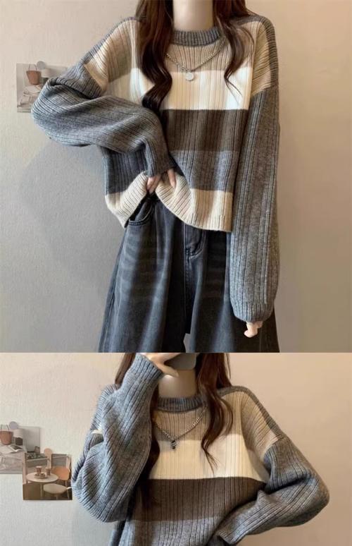 短款毛衣怎么搭配衣服图片