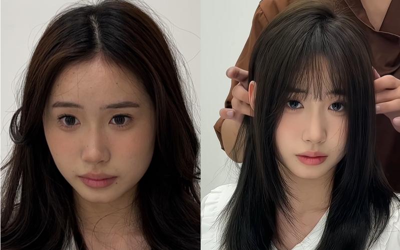 额头宽适合什么发型女