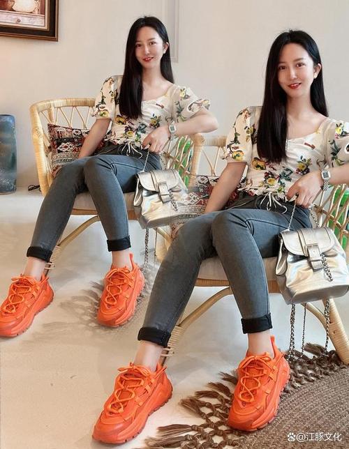 橙红色的鞋子怎么搭配