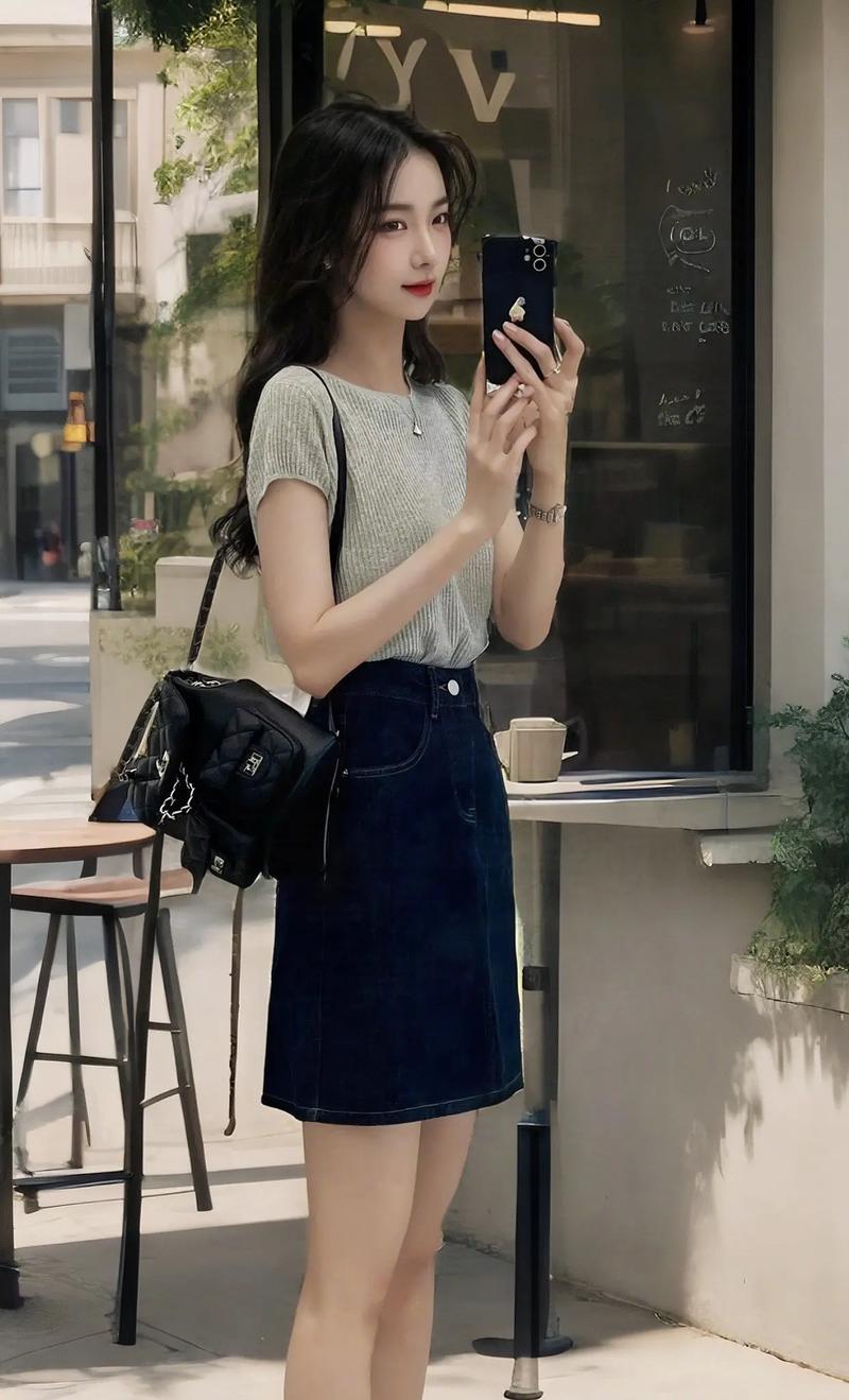 针织小短裙怎么搭配