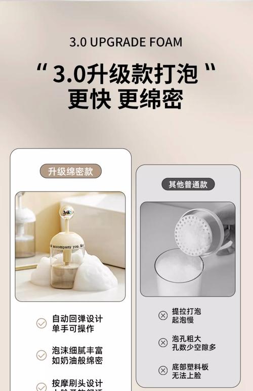 洗面奶打泡器怎么用