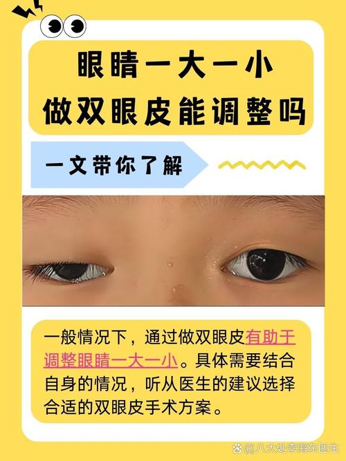 为什么左眼大右眼小