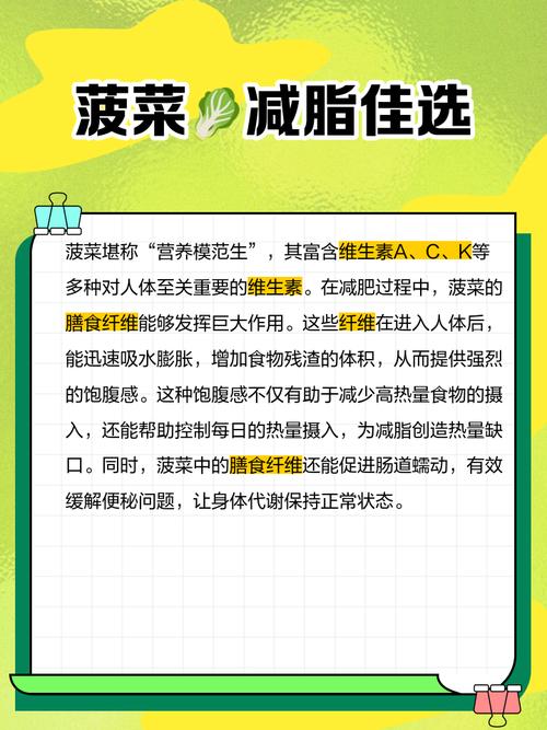 什么青菜减肥