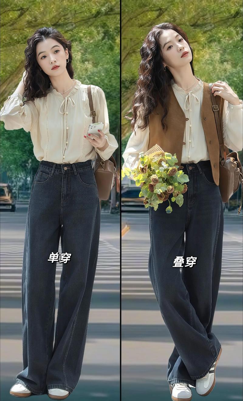 米色中长衬衫怎么搭配什么裤子好看图片欣赏