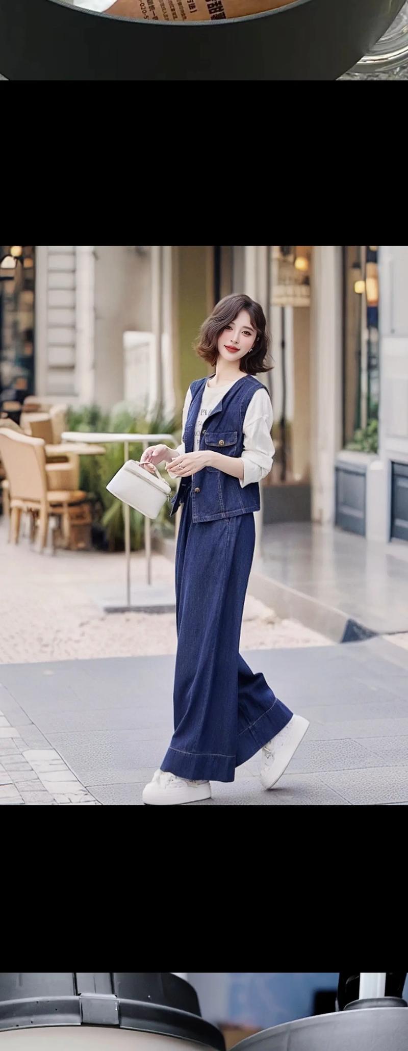 马甲套装怎么搭配衣服图片