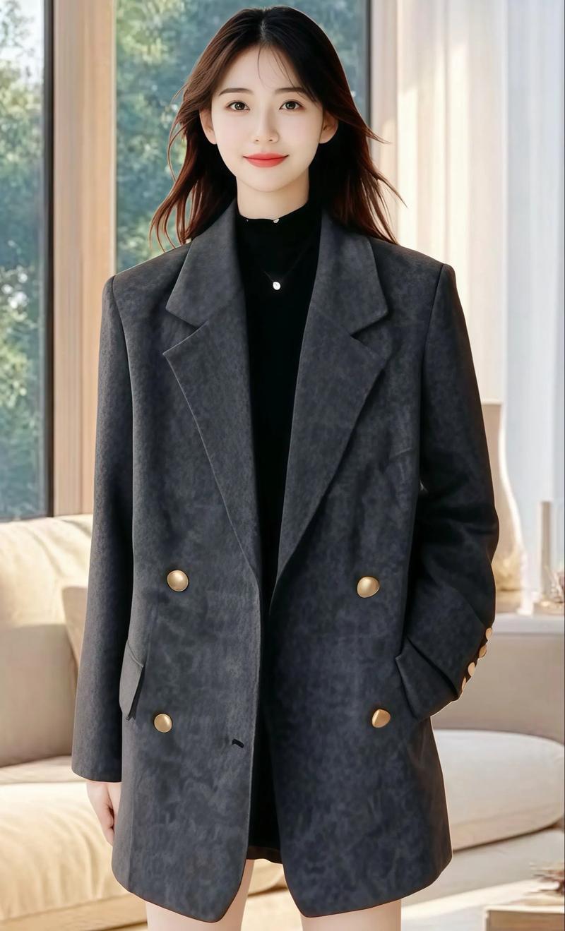 冬季西装女士怎么搭配衣服好看图片
