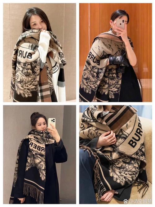 burberry搭配围巾怎么围