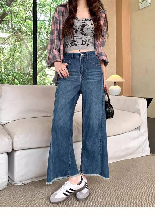 9分牛仔裤怎么搭配衣服好看吗