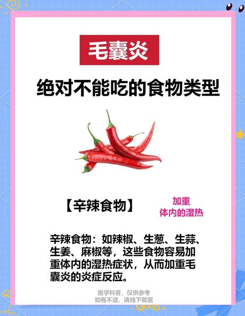 毛囊炎有什么忌口