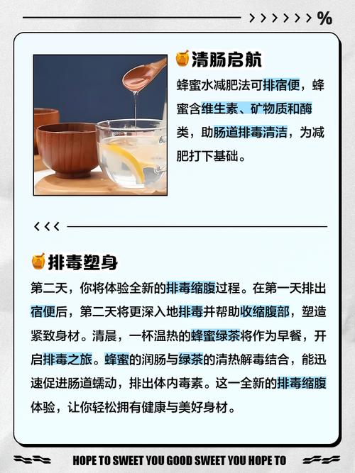 蜂蜜水什么时候喝可以减肥