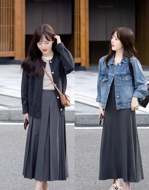 秋天女士小外套怎么搭配衣服好看图片