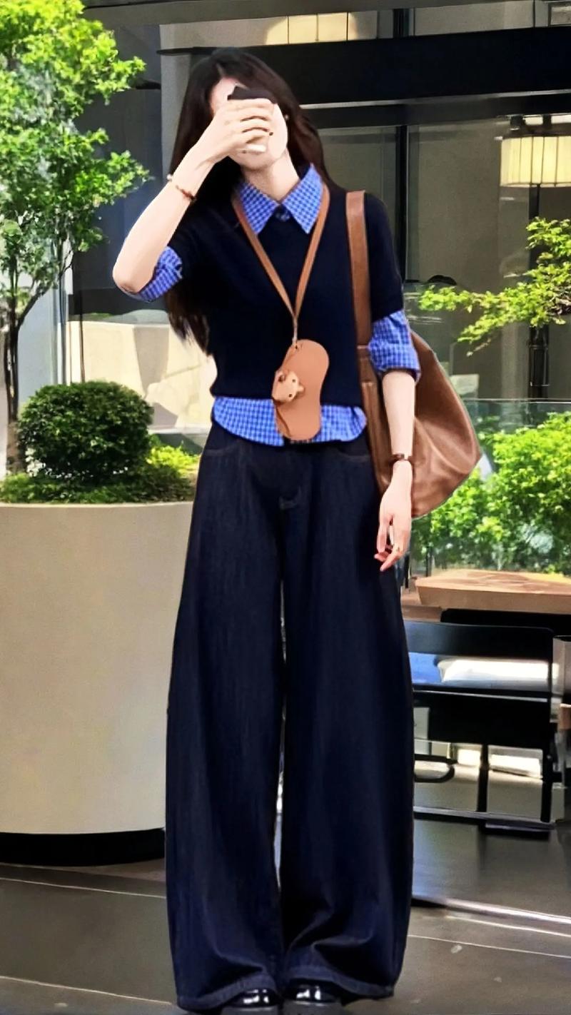 秋天穿的高腰外毛衣怎么搭配