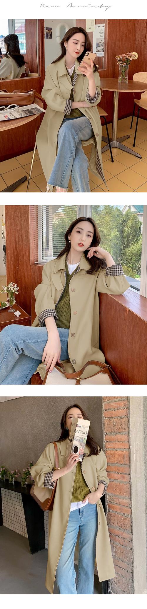女小款风衣怎么搭配什么裤子好看