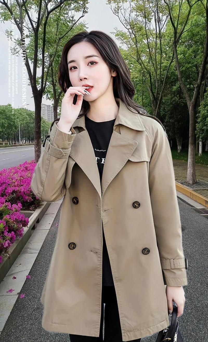 女小款风衣怎么搭配什么裤子