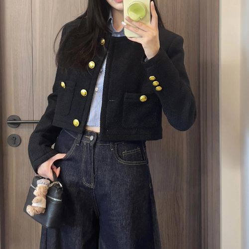 女款黑色外套怎么搭配衣服好看吗