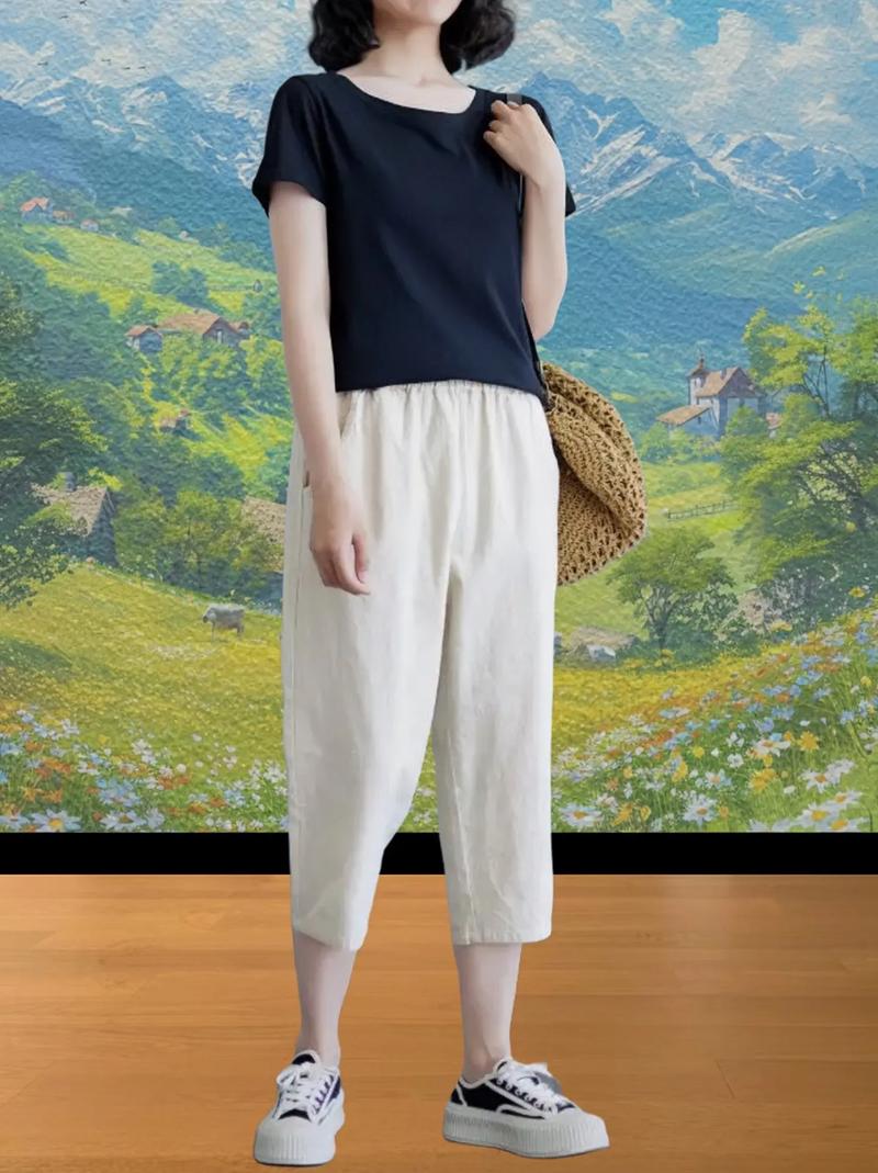 胖女生穿什么裤子显瘦