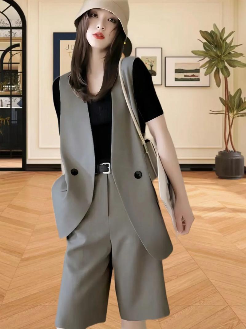 马甲怎么搭配衣服好看