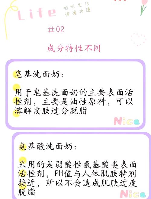 皂基洗面奶怎么区分
