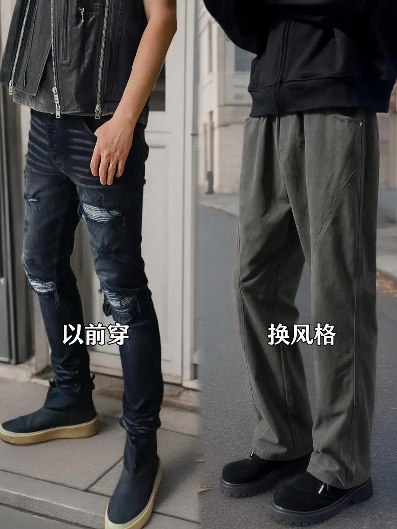 灰偏绿裤子怎么搭配衣服