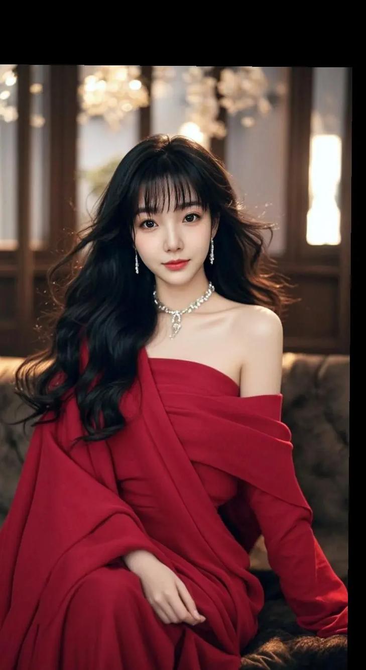 红色发型怎么搭配衣服好看图片女生