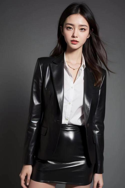 黑色长皮裙该怎么搭配什么外套