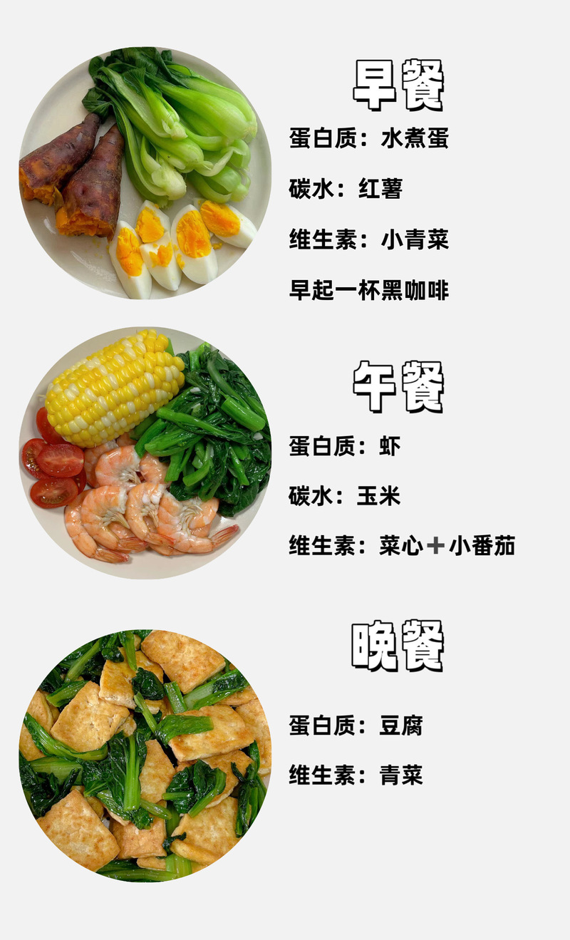 减肥的话一天三餐该吃什么