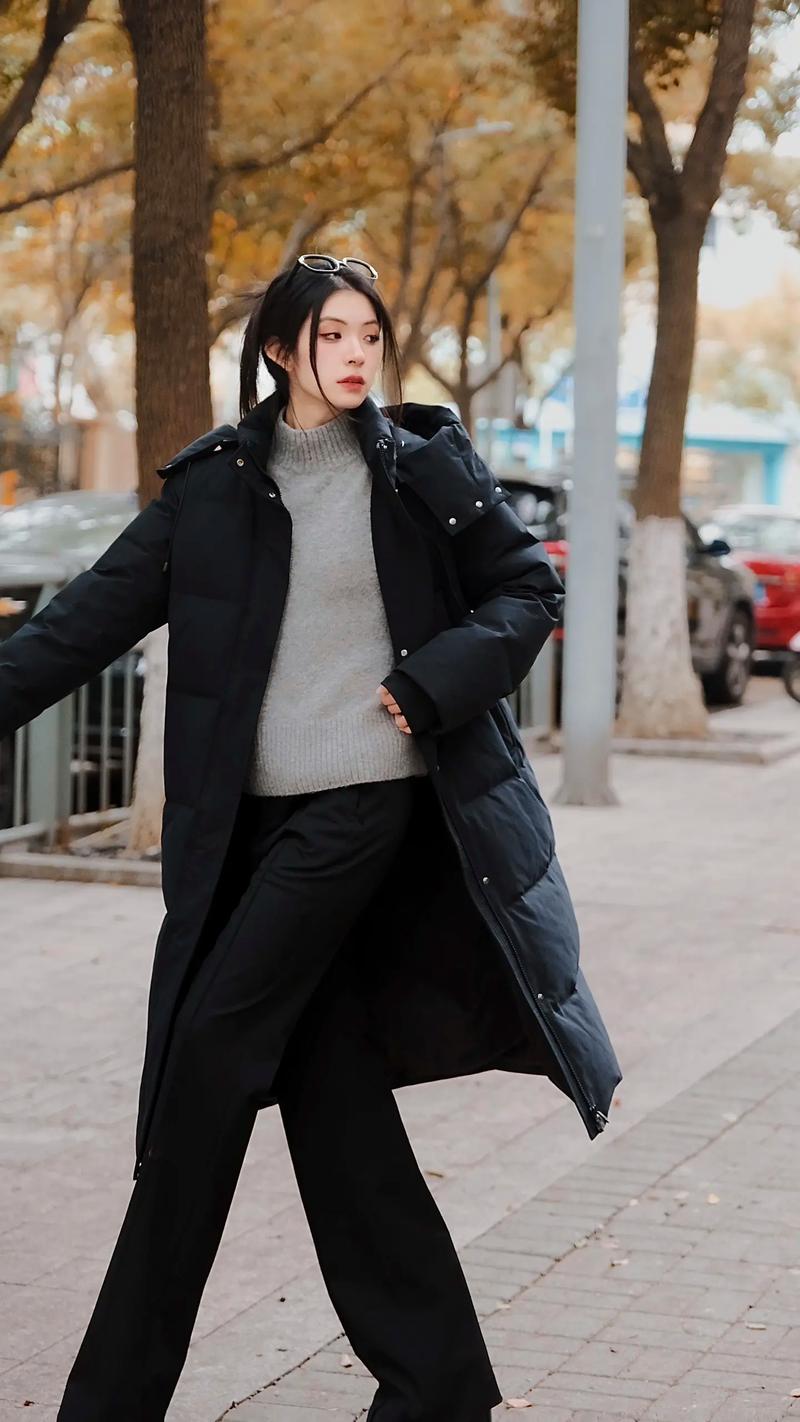 长羽绒服怎么搭配鞋子