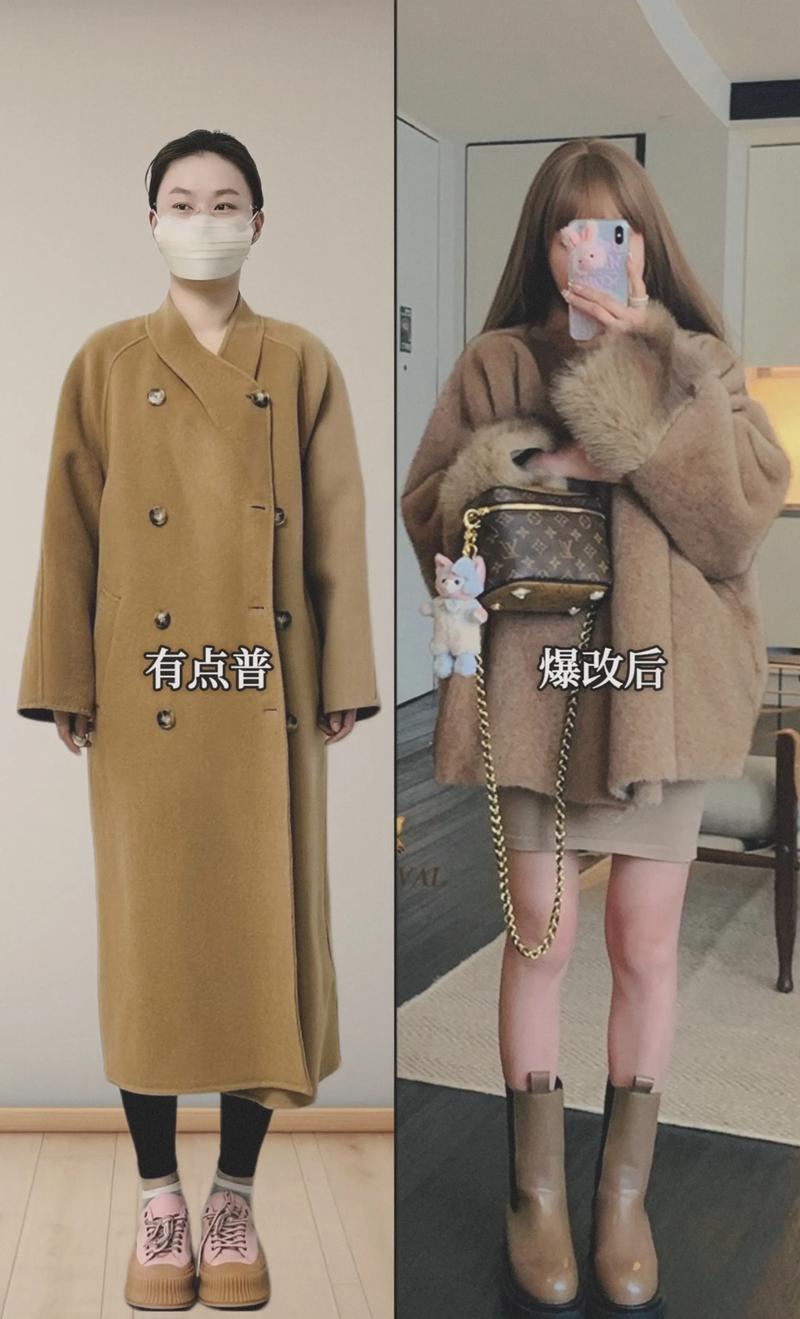 仿皮草怎么搭配