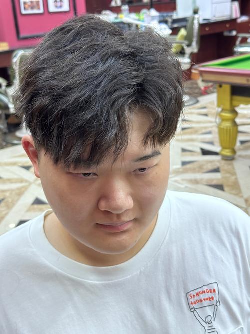 男大圆脸适合什么发型