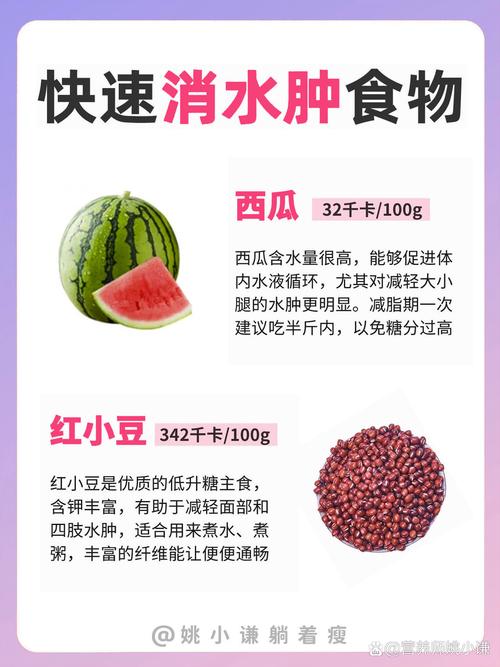 水肿减肥吃什么