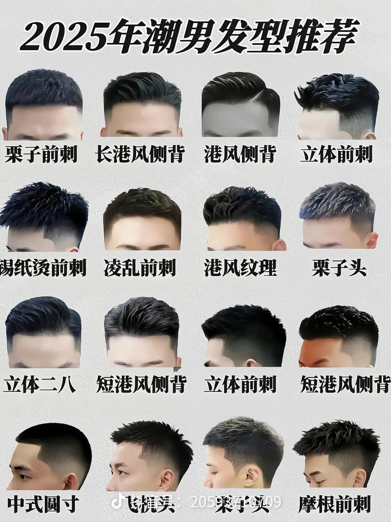 现在流行什么发型男生