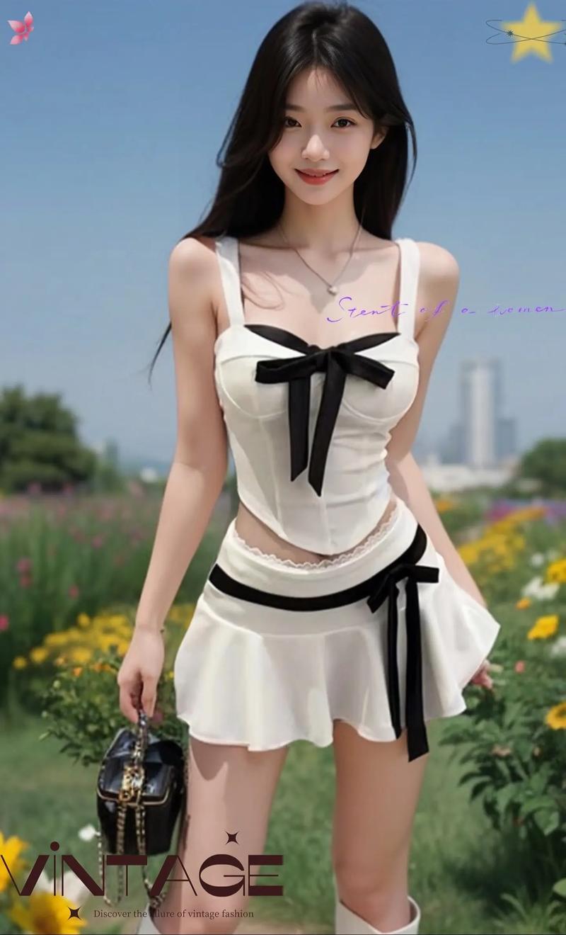 女款背心蕾丝裙怎么搭配