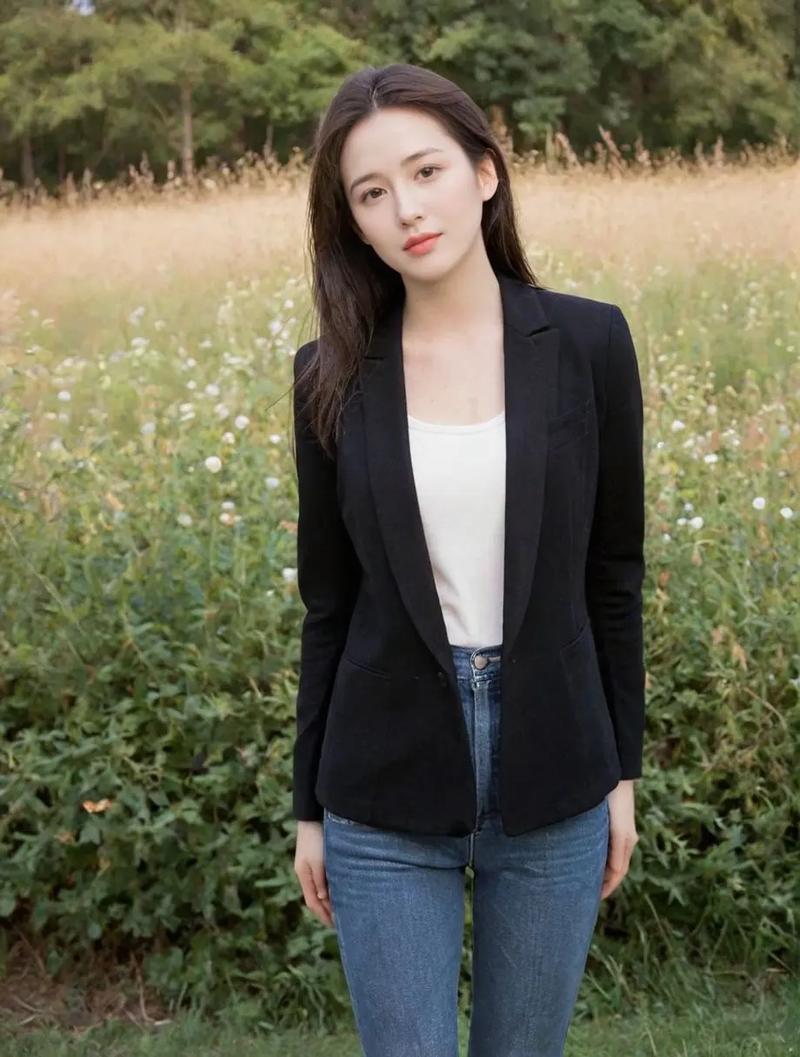 牛仔小西装怎么搭配