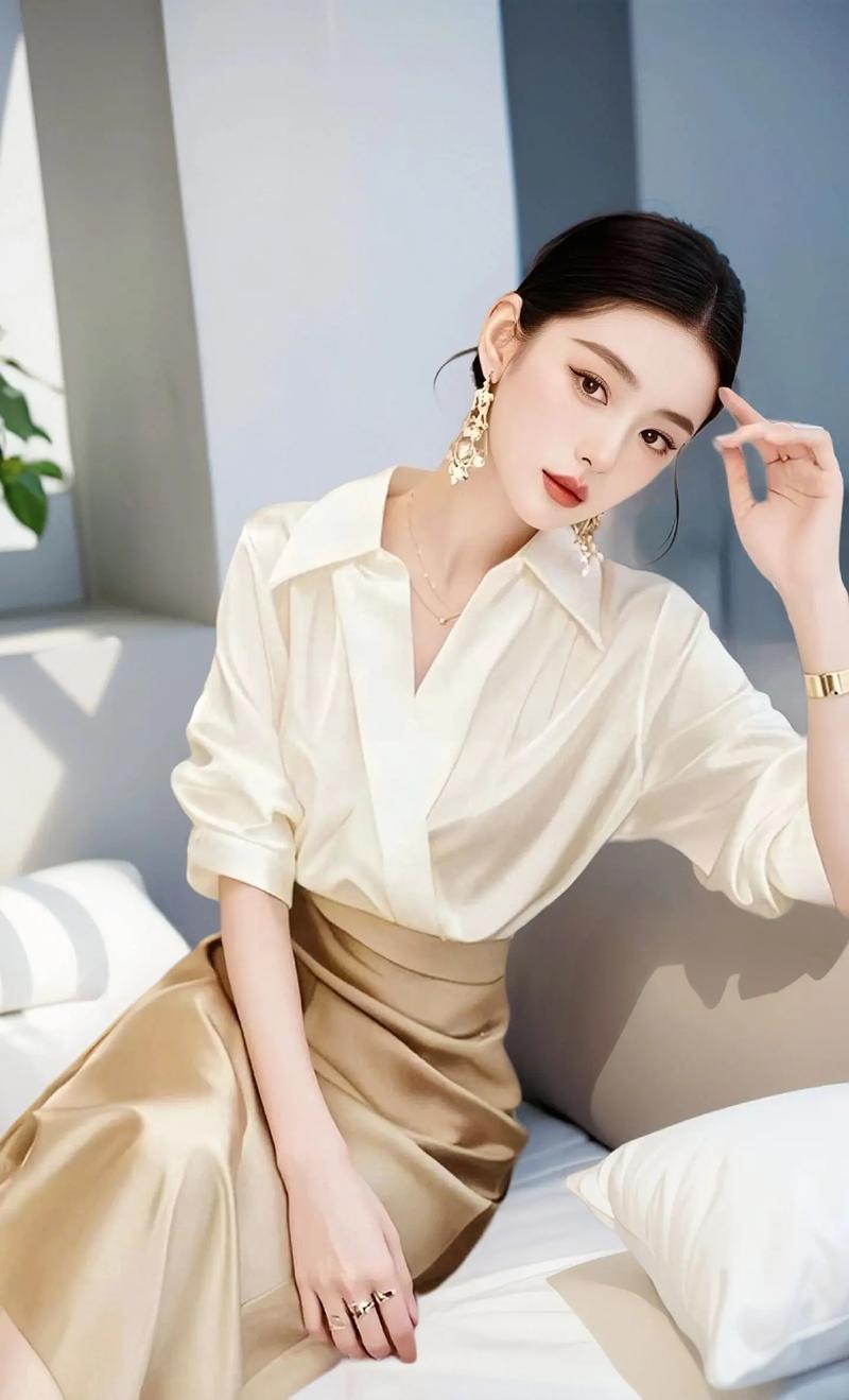 小香风衬衣怎么搭配