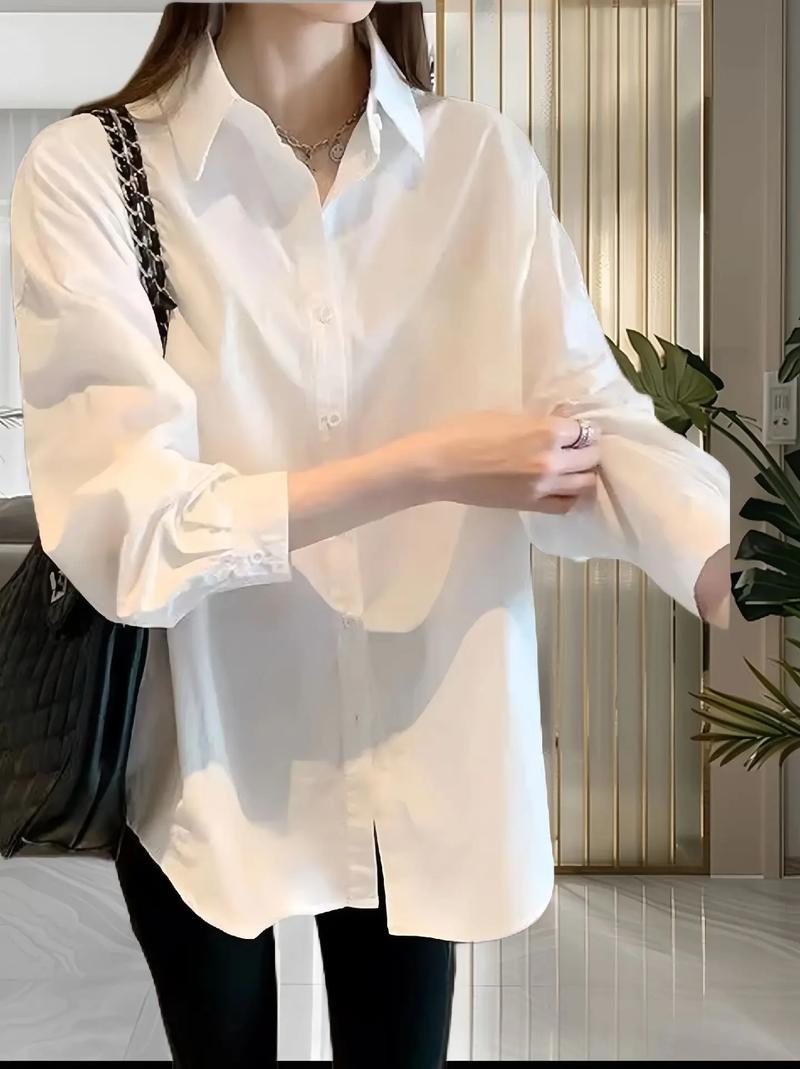 白衬衣怎么搭配好看图片 女生