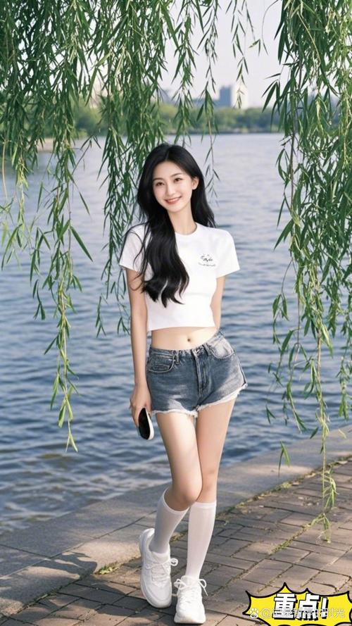 短裤怎么搭配袜子白鞋